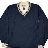 Reverse Weave Champion Windbreaker - XL Navy Nylon