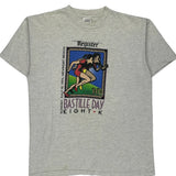 Bastille Day Eight-K Murina Single Stitch T-Shirt - Large Grey Cotton