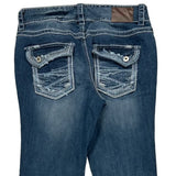 Maurices Boot Cut Jeans - 30W UK 8 Dark Wash Cotton Blend
