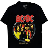 Highway To Hell Ac/Dc Band T-Shirt - Small Black Cotton