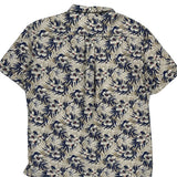 Croft & Barrow Floral Hawaiian Shirt - Medium Multicoloured Cotton