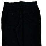 Lee Trousers - 31W UK 12 Black Cotton Blend