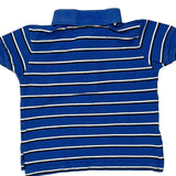 Age 9 Months Polo By Ralph Lauren Striped Polo Shirt - 3XS Blue Cotton