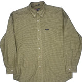 Chaps Ralph Lauren Checked Shirt - Large Green Cotton