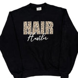 Hair Hustler Champion Sweatshirt - Medium Black Cotton