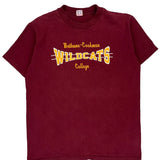 Bethune-Cookman Wildcats Champion Single Stitch T-Shirt - Large Burgundy Cotton