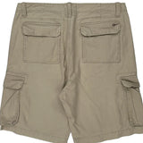 Guess Cargo Shorts - 40W 11L Beige Cotton