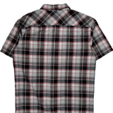 Dickies Checked Short Sleeve Shirt - Medium Multicoloured Cotton Blend