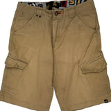 Lost Cargo Shorts - 33W 12L Beige Cotton