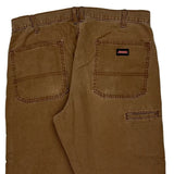 Dickies Carpenter Trousers - 37W 27L Brown Cotton