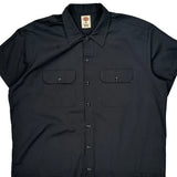Dickies Short Sleeve Shirt - XL Black Polyester Blend