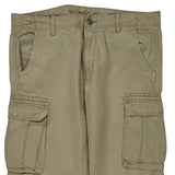 Levis Cargo Trousers - 37W 33L Khaki Cotton