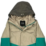 Oakley Ski Jacket - Small Beige Polyester