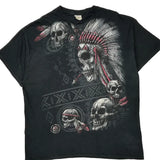 Gildan Graphic T-Shirt - XL Black Cotton