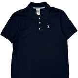 Disney Polo Shirt - Medium Navy Cotton