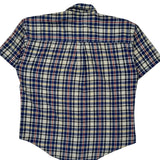 Chaps Ralph Lauren Checked Short Sleeve Shirt - Large Multicoloured Cotton
