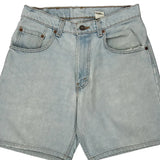 Levis Denim Shorts - 28W 8L Light Wash Cotton