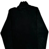 Lacoste 1/4 Zip - Large Black Cotton