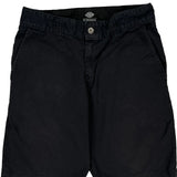 Dickies Shorts - 30W 10L Black Cotton