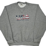 USA Lee Sport Sweatshirt - XL Grey Cotton