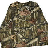 Mossy Oak Long Sleeve T-Shirt - 2XL Brown Cotton Blend
