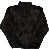 Nautica Checked Fleece - XL Blue Acrylic