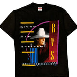 Vintage Ricky Van Shelton Hanes Single Stitch T-Shirt - Large Black Cotton
