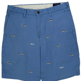Polo By Ralph Lauren Chino Shorts - 32W 8L Blue Cotton