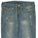 Made In USa True Religion Jeans - 36W 34L Light Wash Cotton