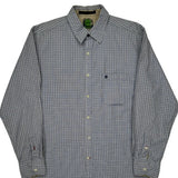 Timberland Checked Shirt - Medium Blue Cotton