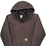 Carhartt Hoodie - Medium Brown Cotton