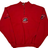 Walt Disney World 25 Years Mickey Inc Graphic Long Sleeve T-Shirt - Medium Red Cotton