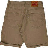 569 Levis Denim Shorts - 32W 10L Khaki Cotton