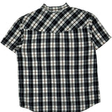 Levis Checked Short Sleeve Shirt - XL Black & White Cotton