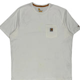 Carhartt T-Shirt - XL White Cotton