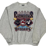 Vintage American League Champions Lee Graphic Sweatshirt - XL Grey Cotton