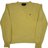 Polo Sport Sweater - Medium Yellow Cotton