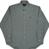 Blake Shirt Ralph Lauren Checked Shirt - Large Green Cotton
