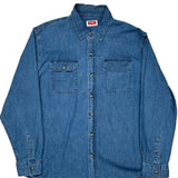 Wrangler Shirt - XL Light Wash Denim