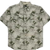 Basic Editions Hawaiian Shirt - Medium Multicoloured Cotton