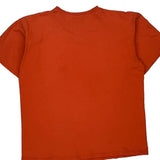 Vintage Made In USa Nike T-Shirt - Large Orange Cotton