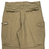 Unbranded Cargo Trousers - 34W 32L Beige Cotton