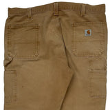Carhartt Double Knee Carpenter Pants - 39W 30L Beige Cotton