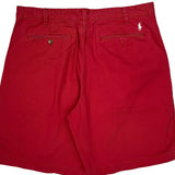 Polo By Ralph Lauren Chino Shorts - 36W 8L Red Cotton