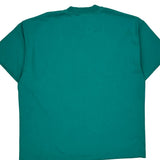 Hanes Single Stitch T-Shirt - XL Green Cotton Blend