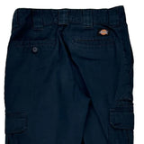 Dickies Cargo Trousers - 29W 25L Navy Cotton