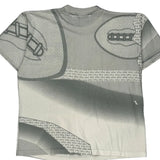 Single Stitch St Louis Rams All Out Fan Nfl T-Shirt - Large Blue Cotton