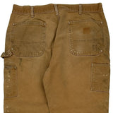 Carhartt Double Knee Carpenter Trousers - 35W 31L Brown Cotton