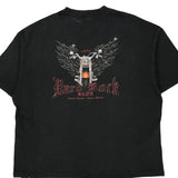 Motorcycle Hard Rock Cafe T-Shirt - 2XL Black Cotton