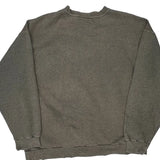 Vintage Starter Sweatshirt - Large Grey Cotton Blend